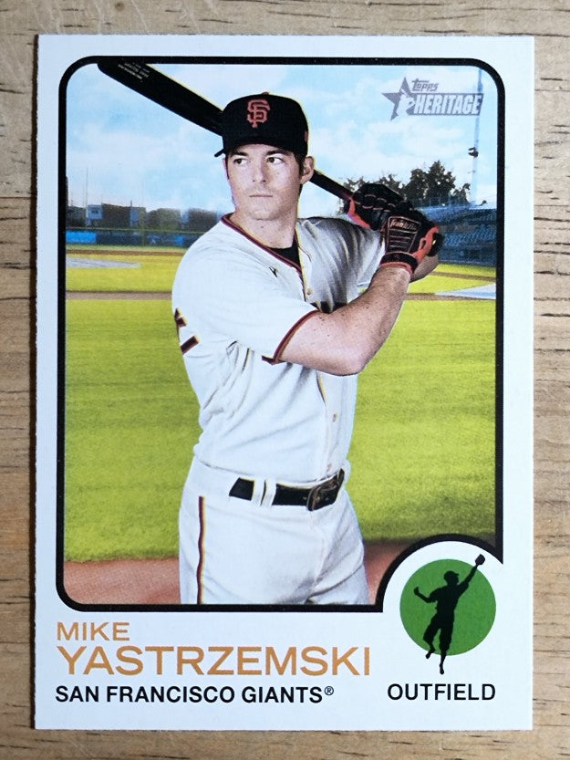 2022 Topps Heritage #11 Mike Yastrzemski