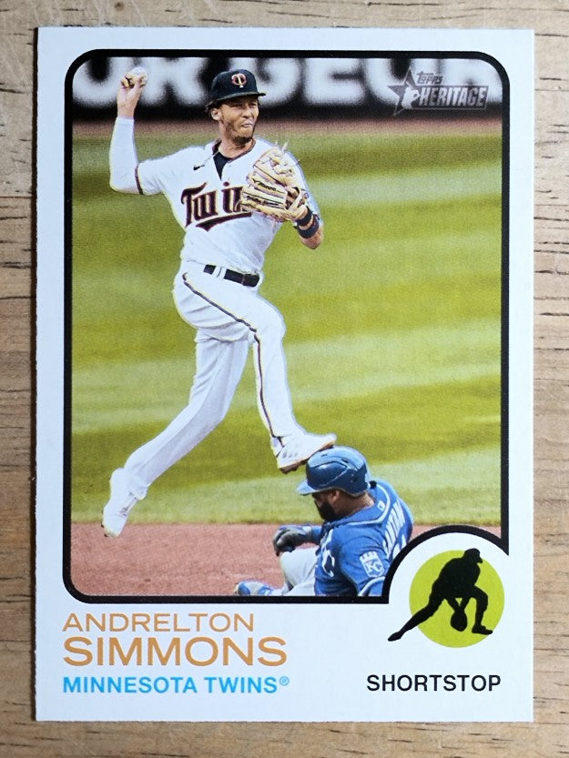2022 Topps Heritage #12 Andrelton Simmons