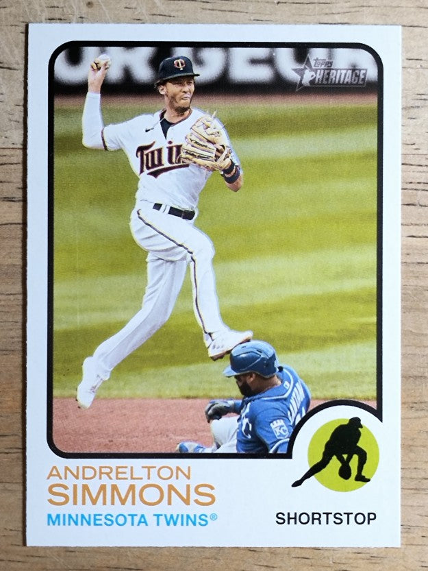 2022 Topps Heritage #12 Andrelton Simmons