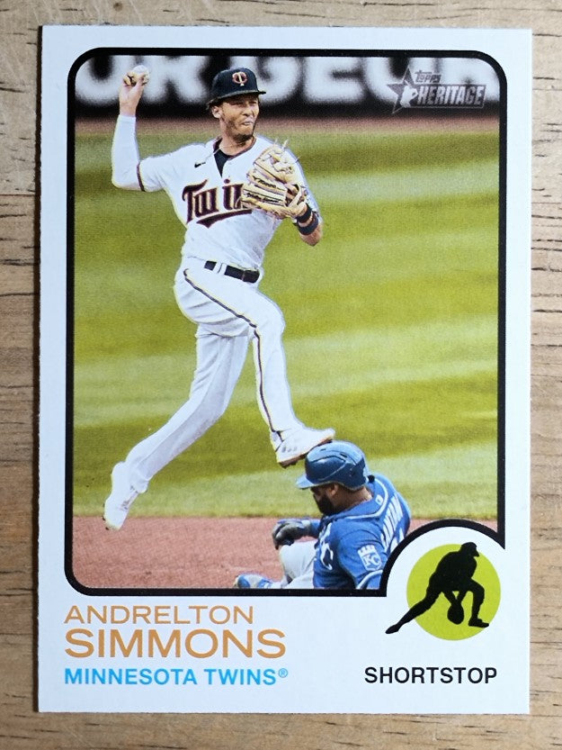 2022 Topps Heritage #12 Andrelton Simmons