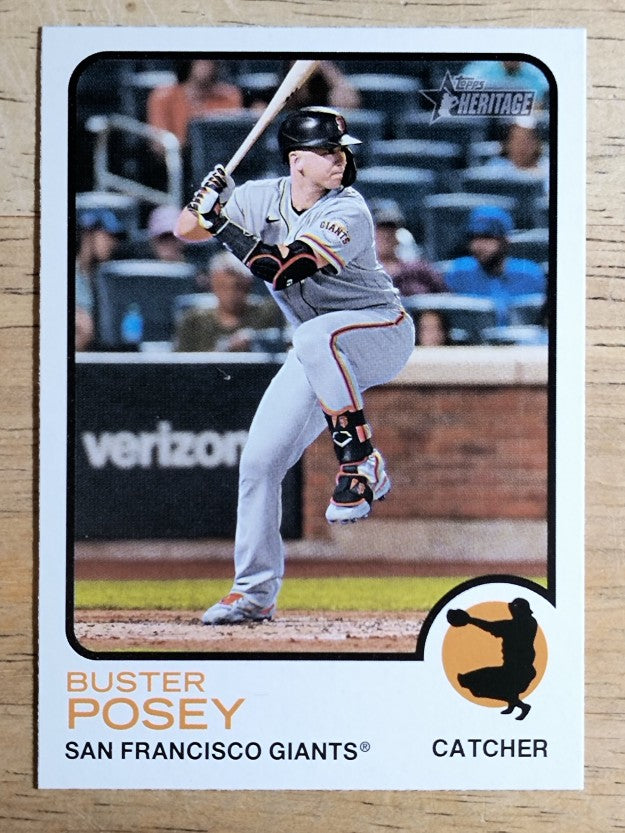 2022 Topps Heritage #13 Buster Posey