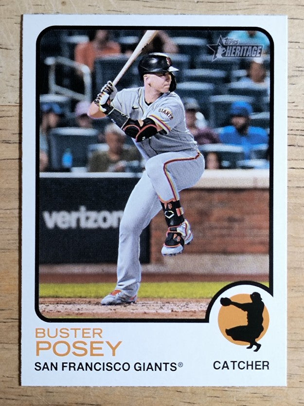 2022 Topps Heritage #13 Buster Posey