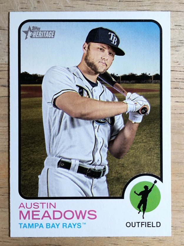 2022 Topps Heritage #16 Austin Meadows