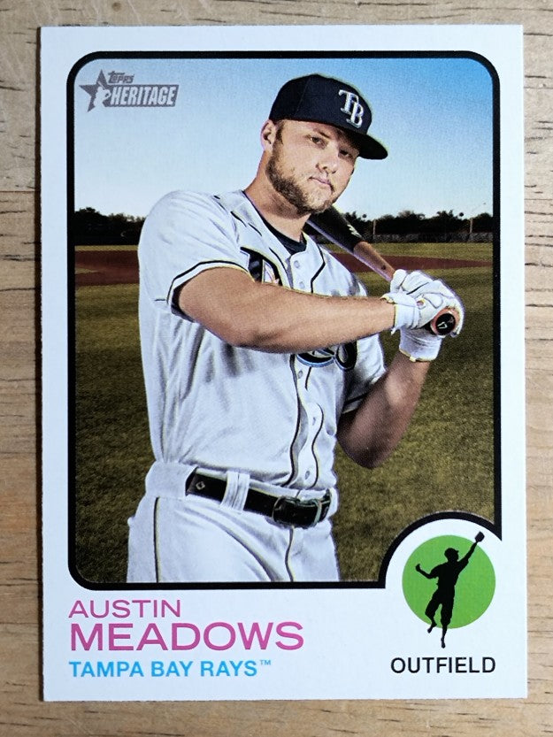 2022 Topps Heritage #16 Austin Meadows