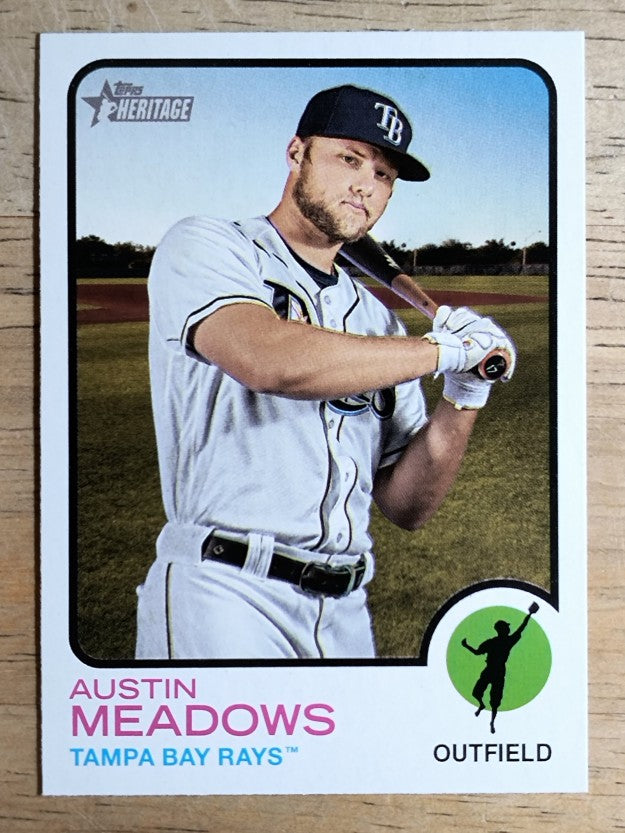 2022 Topps Heritage #16 Austin Meadows