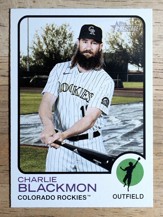 2022 Topps Heritage #26 Charlie Blackmon