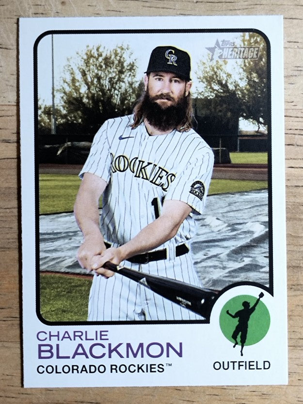 2022 Topps Heritage #26 Charlie Blackmon