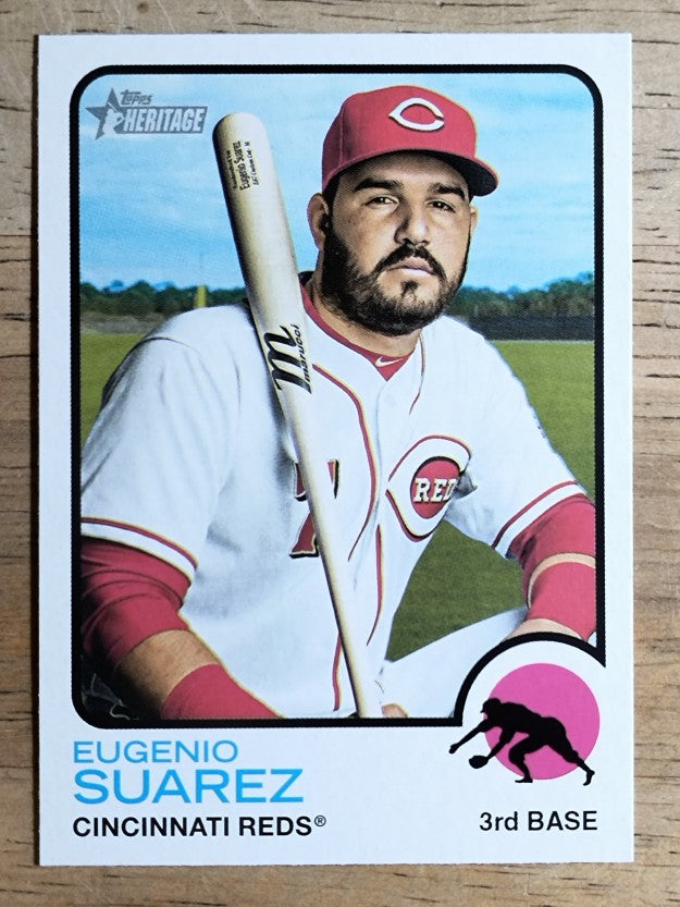 2022 Topps Heritage #27 Eugenio Suarez