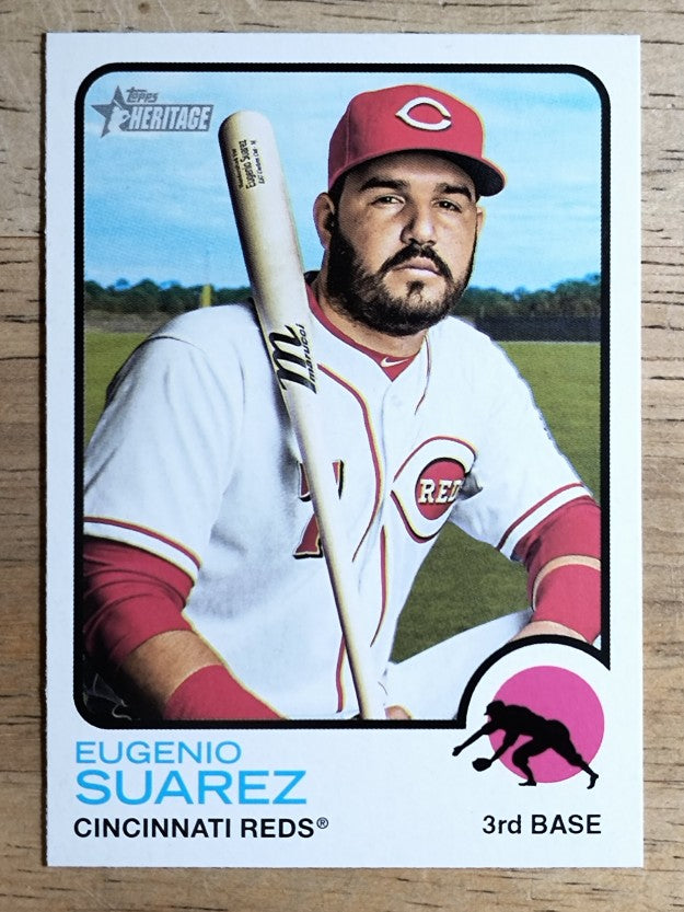 2022 Topps Heritage #27 Eugenio Suarez
