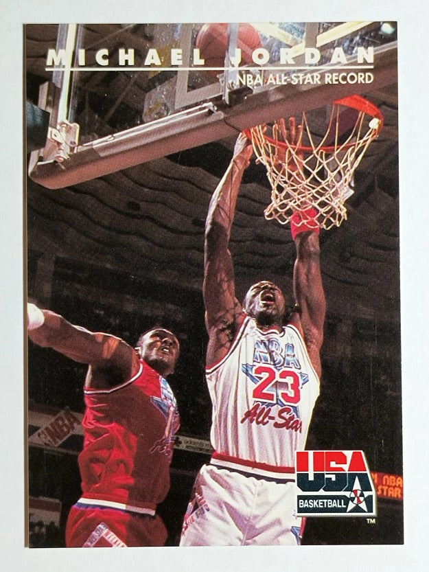 1992 SkyBox USA #43 Michael Jordan/NBA All-Star Record
