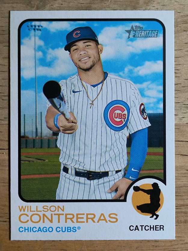 2022 Topps Heritage #46 Willson Contreras