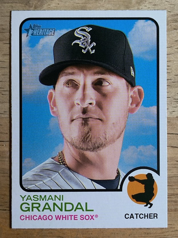 2022 Topps Heritage #47 Yasmani Grandal