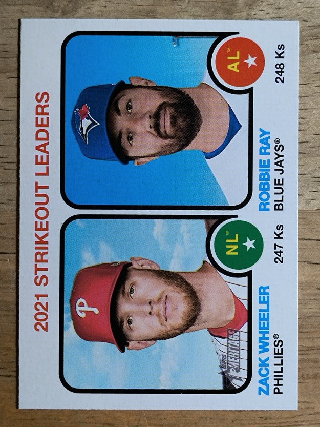 2022 Topps Heritage #61 Robbie Ray/Zack Wheeler