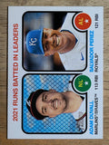 2022 Topps Heritage #62 Salvador Perez/Adam Duvall