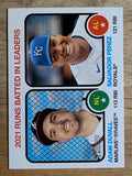 2022 Topps Heritage #62 Salvador Perez/Adam Duvall