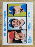 2022 Topps Heritage #70 Austin Warren RC/Conner Greene RC/Glenn Otto RC