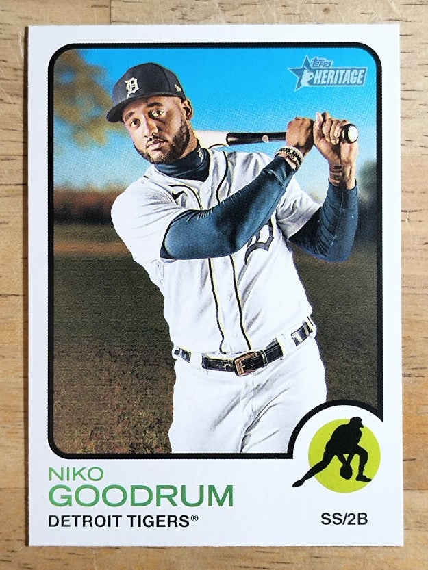 2022 Topps Heritage #75 Niko Goodrum