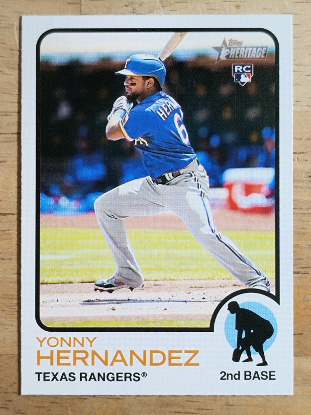 2022 Topps Heritage #79 Yonny Hernandez RC
