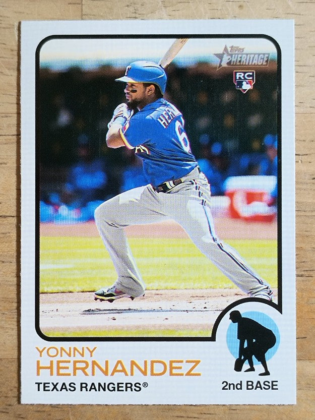 2022 Topps Heritage #79 Yonny Hernandez RC
