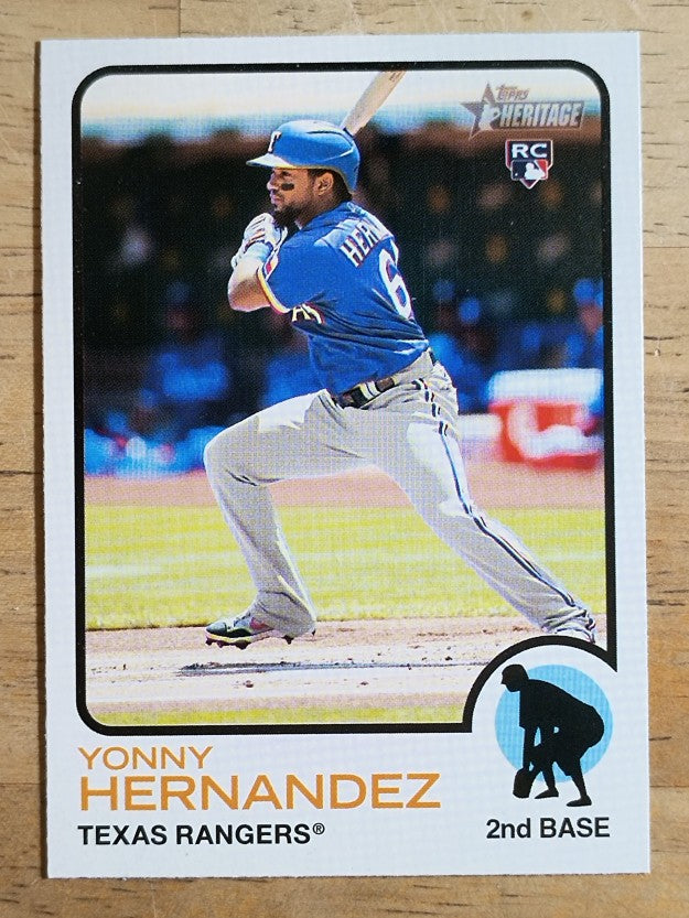 2022 Topps Heritage #79 Yonny Hernandez RC