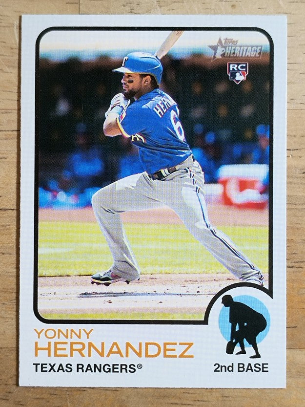 2022 Topps Heritage #79 Yonny Hernandez RC