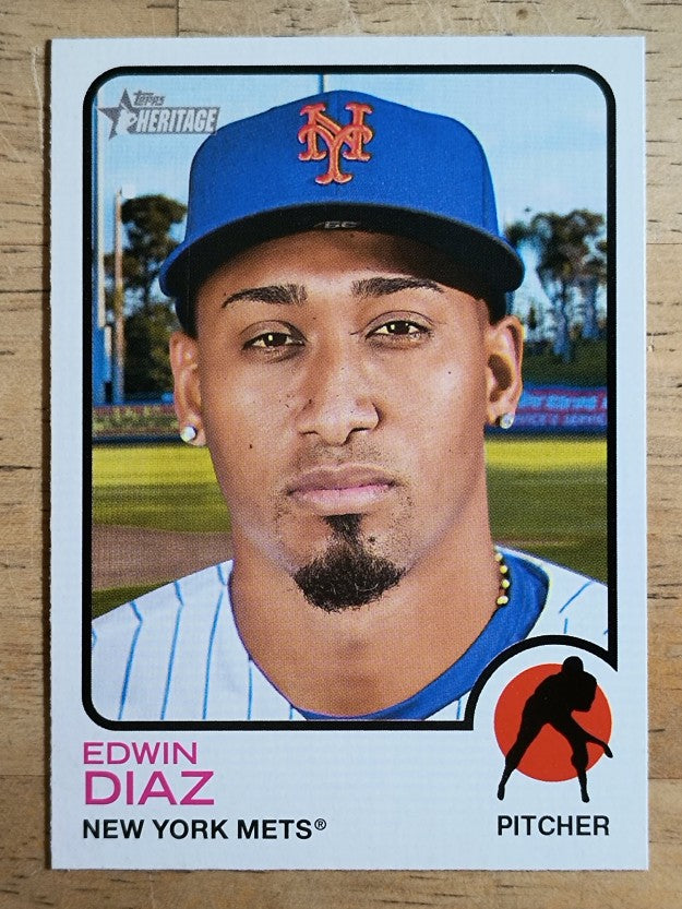 2022 Topps Heritage #80 Edwin Diaz