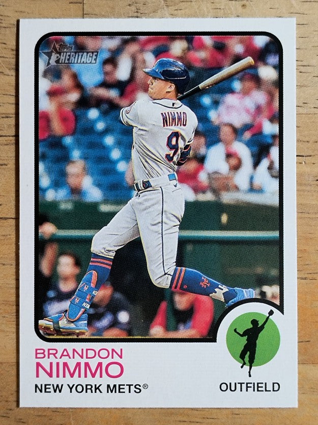 2022 Topps Heritage #82 Brandon Nimmo