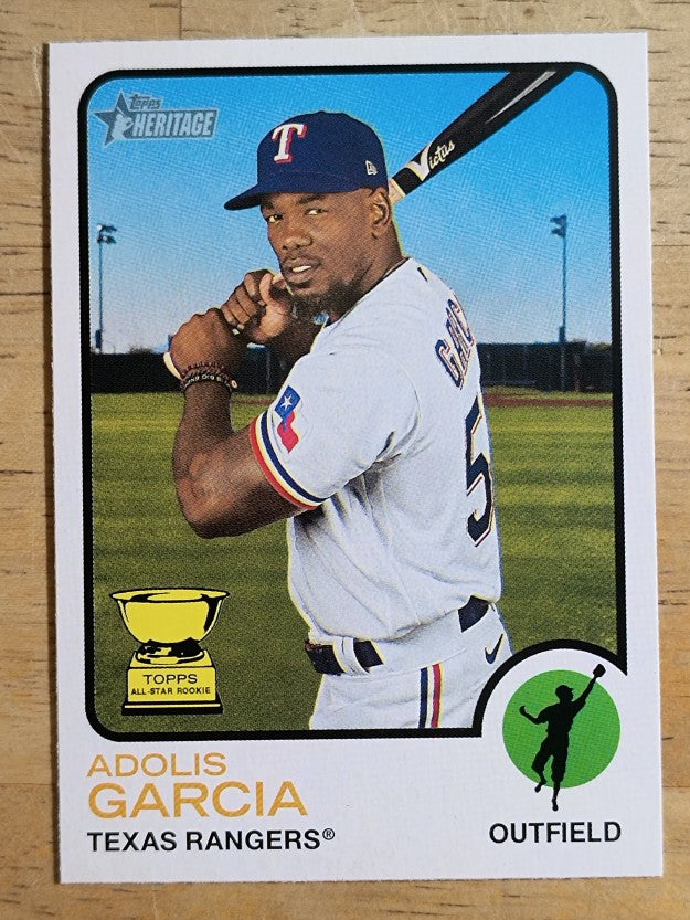 2022 Topps Heritage #83 Adolis Garcia