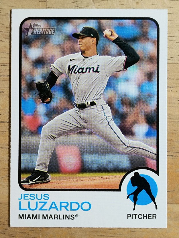 2022 Topps Heritage #85 Jesus Luzardo