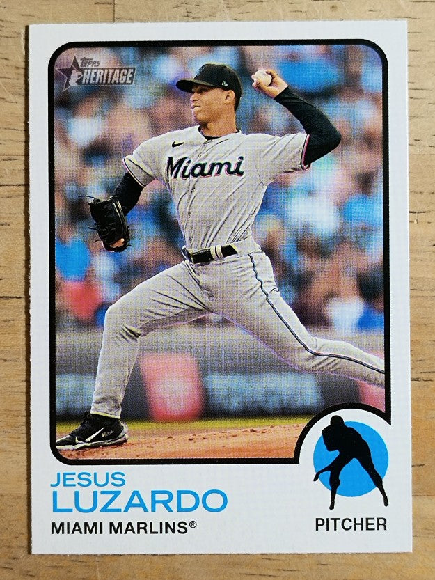 2022 Topps Heritage #85 Jesus Luzardo