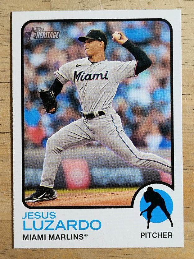 2022 Topps Heritage #85 Jesus Luzardo