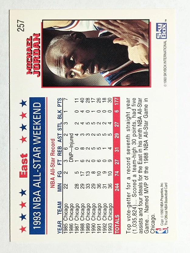 1993-94 Hoops #257 Michael Jordan AS