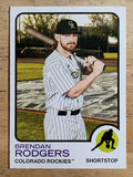 2022 Topps Heritage #87 Brendan Rodgers