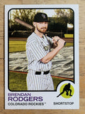 2022 Topps Heritage #87 Brendan Rodgers