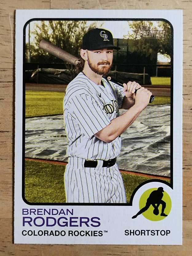 2022 Topps Heritage #87 Brendan Rodgers