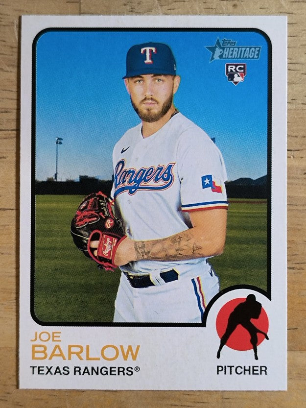 2022 Topps Heritage #92 Joe Barlow RC