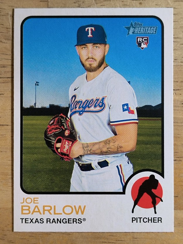 2022 Topps Heritage #92 Joe Barlow RC