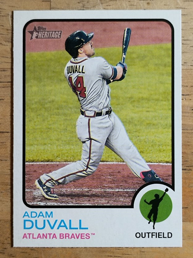 2022 Topps Heritage #93 Adam Duvall