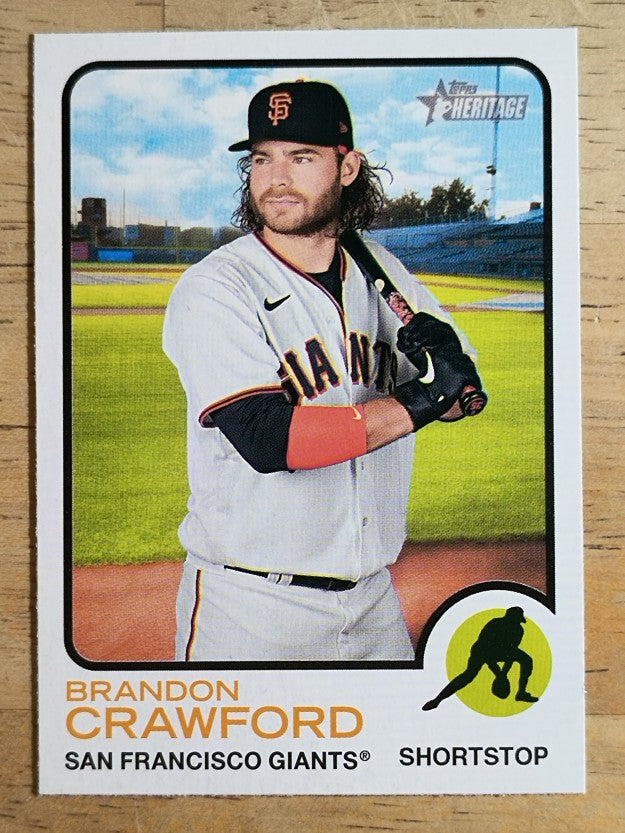 2022 Topps Heritage #95 Brandon Crawford