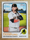 2022 Topps Heritage #95 Brandon Crawford