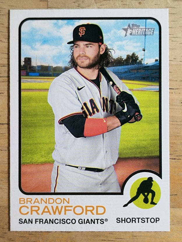 2022 Topps Heritage #95 Brandon Crawford