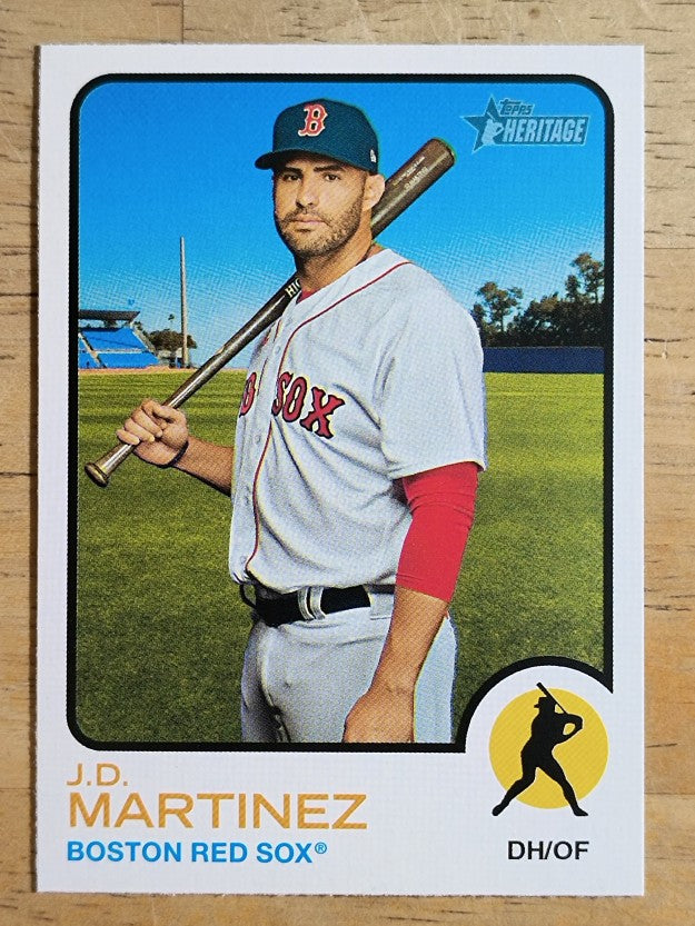 2022 Topps Heritage #99 J.D. Martinez