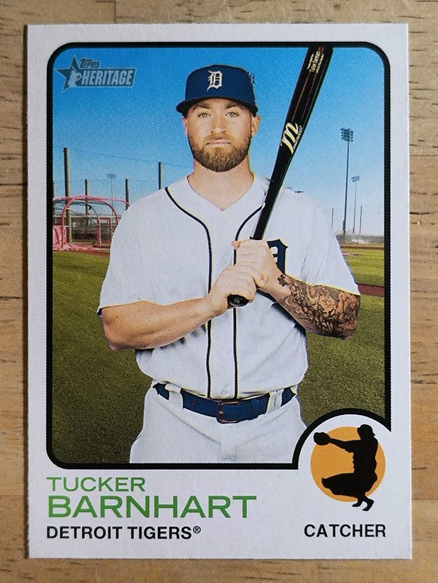 2022 Topps Heritage #111 Tucker Barnhart