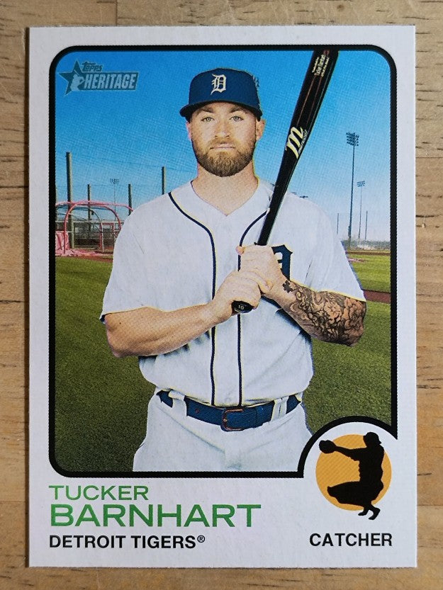 2022 Topps Heritage #111 Tucker Barnhart
