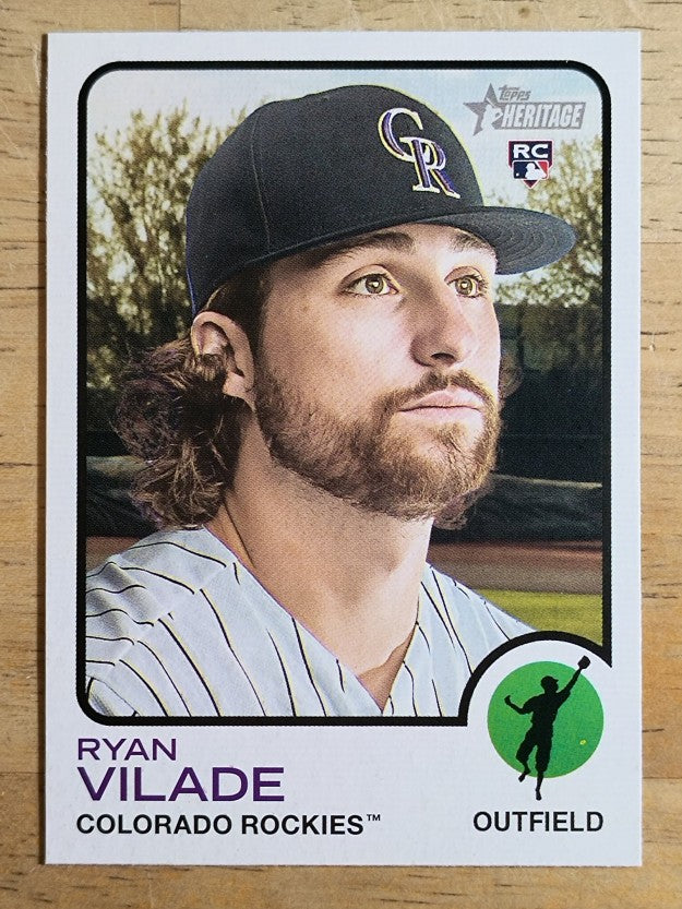 2022 Topps Heritage #112 Ryan Vilade RC