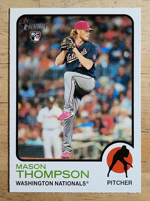 2022 Topps Heritage #113 Mason Thompson RC