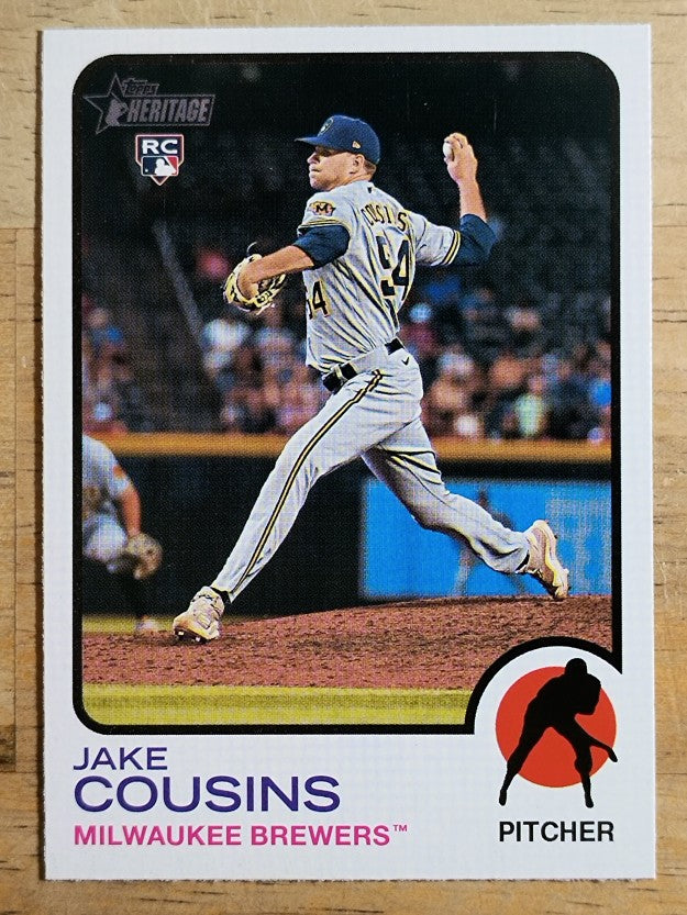2022 Topps Heritage #116 Jake Cousins RC