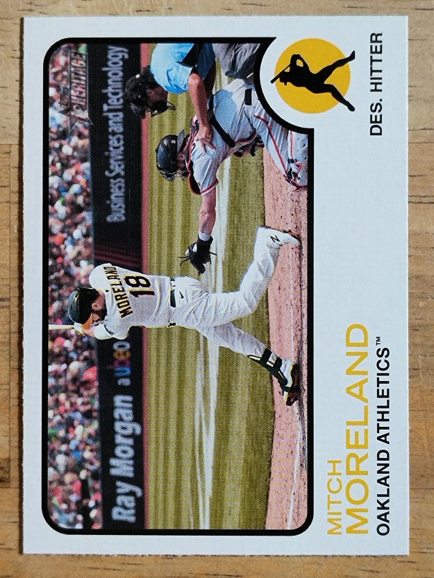 2022 Topps Heritage #118 Mitch Moreland
