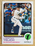 2022 Topps Heritage #123 Christian Yelich