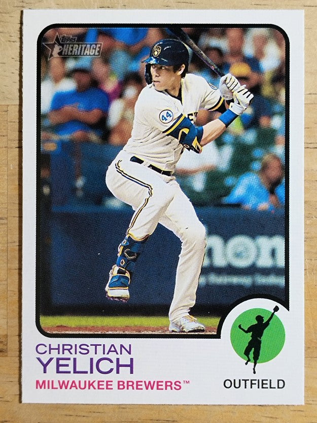 2022 Topps Heritage #123 Christian Yelich